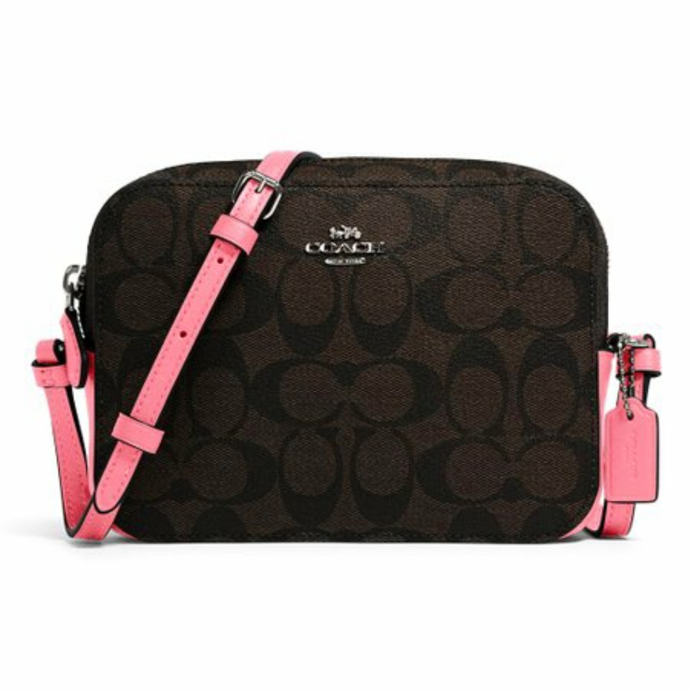 Coach Signature File bag brown